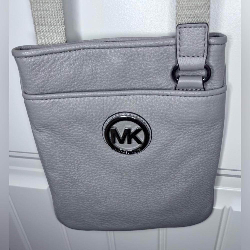 Michael Kors Light Gray Crossbody Bag